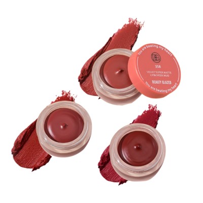 Beauty Glazed Velvet Super Matte Lip & Cheek Mud