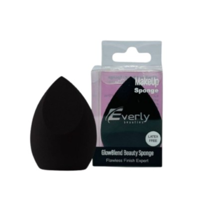 Everly Glow Blend Beauty Sponge – Black Color