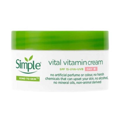 Simple Vital Vitamin Day Cream For Sensitive Skin 50ml