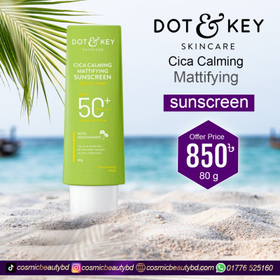 Dot & Key Cica Calming Mattifying Sunscreen 80g