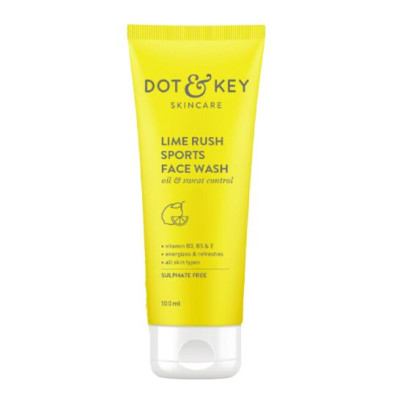 Dot & Key Lime Rush Sports Facewash Oil & Sweat Control 100ml