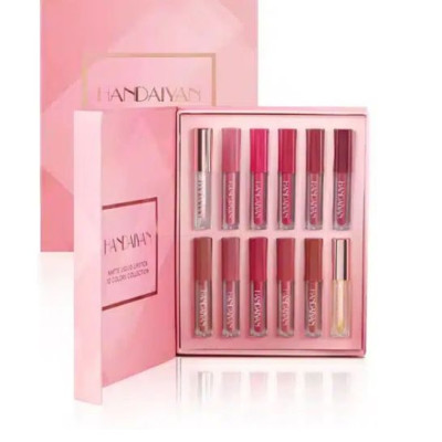 Handaiyan Non Sticky Finish Liquid Lipstick 12pcs Set