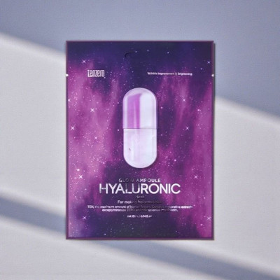 Tenzero Glow Ampoule Hyaluronic Sheet Mask- 25ml