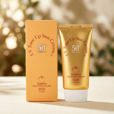 Tenzero Tomato UV Tone Up Mineral Sun Cream Spf50+ Pa++++ – 50ml