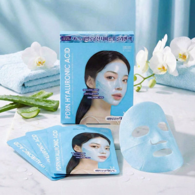 Tenzero Watery Hyaluronic Acid PDRN Mask Pack (30g x 3 Mask Sheets) – 90g