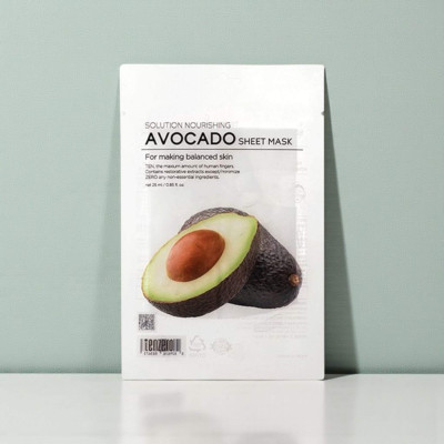Tenzero Solution Nourishing Avocado Sheet Mask- 25ml