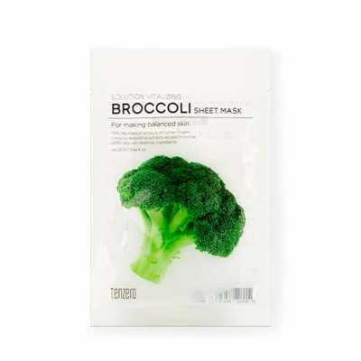 Tenzero Solution Vitalizing Broccoli Sheet Mask- 25ml